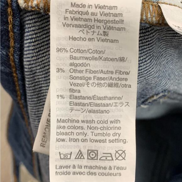 Madewell Women's Slim Demi-Boot Cropped Jeans in Sundale Wash  -  Size: 28 - Picture 14 of 16